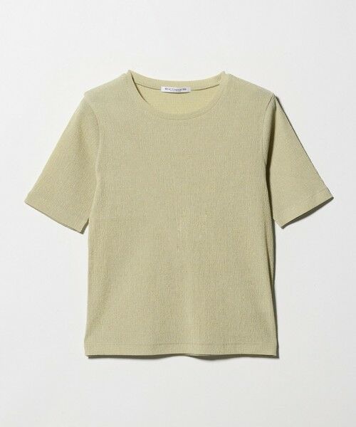 BEAUTY&YOUTH UNITED ARROWS / ビューティー&ユース ユナイテッドアローズ Tシャツ | シャーリング コンパクト ボーダー Tシャツ（BEIGE）
