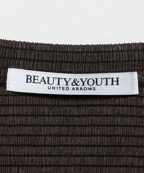 BEAUTY&YOUTH UNITED ARROWS / ビューティー&ユース ユナイテッドアローズ Tシャツ | シャーリング コンパクト ボーダー Tシャツ | 詳細8