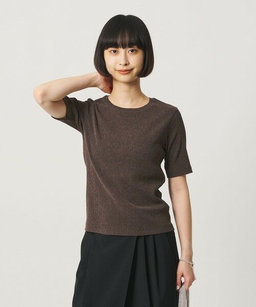 BEAUTY&YOUTH UNITED ARROWS / ビューティー&ユース ユナイテッドアローズ Tシャツ | シャーリング コンパクト ボーダー Tシャツ | 詳細8