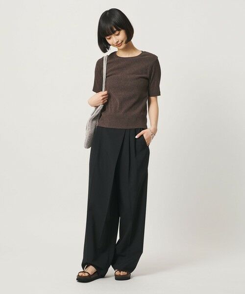 BEAUTY&YOUTH UNITED ARROWS / ビューティー&ユース ユナイテッドアローズ Tシャツ | シャーリング コンパクト ボーダー Tシャツ | 詳細9