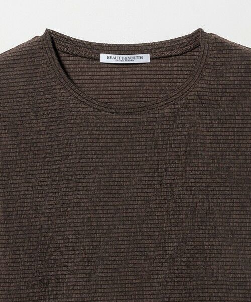 BEAUTY&YOUTH UNITED ARROWS / ビューティー&ユース ユナイテッドアローズ Tシャツ | シャーリング コンパクト ボーダー Tシャツ | 詳細12