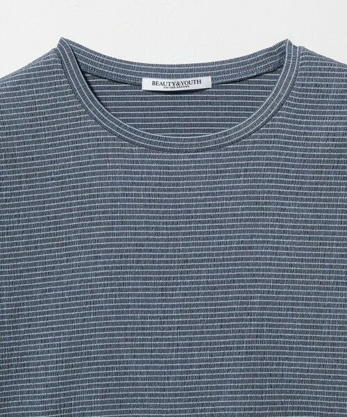 BEAUTY&YOUTH UNITED ARROWS / ビューティー&ユース ユナイテッドアローズ Tシャツ | シャーリング コンパクト ボーダー Tシャツ | 詳細10