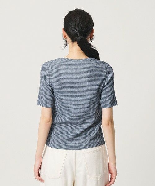 BEAUTY&YOUTH UNITED ARROWS / ビューティー&ユース ユナイテッドアローズ Tシャツ | シャーリング コンパクト ボーダー Tシャツ | 詳細27