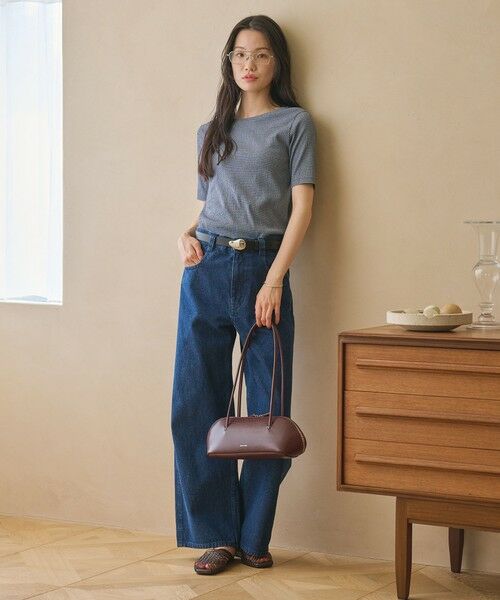 BEAUTY&YOUTH UNITED ARROWS / ビューティー&ユース ユナイテッドアローズ Tシャツ | シャーリング コンパクト ボーダー Tシャツ | 詳細19