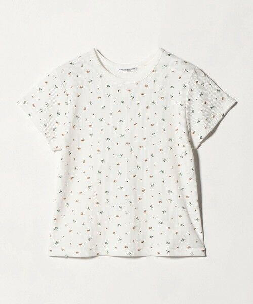 BEAUTY&YOUTH UNITED ARROWS / ビューティー&ユース ユナイテッドアローズ Tシャツ | フラワー ワッフル ショートスリーブTシャツ | 詳細7