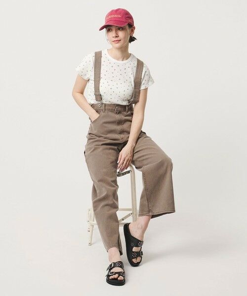 BEAUTY&YOUTH UNITED ARROWS / ビューティー&ユース ユナイテッドアローズ Tシャツ | フラワー ワッフル ショートスリーブTシャツ | 詳細3