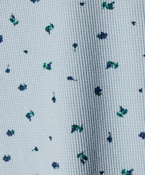 BEAUTY&YOUTH UNITED ARROWS / ビューティー&ユース ユナイテッドアローズ Tシャツ | フラワー ワッフル ショートスリーブTシャツ | 詳細6