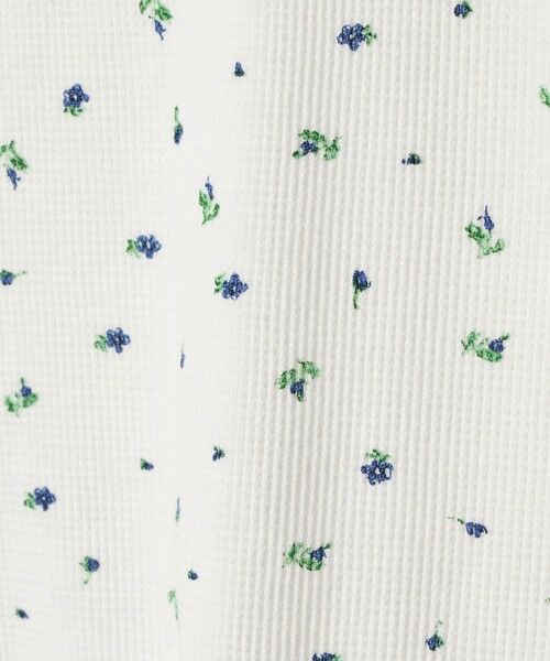 BEAUTY&YOUTH UNITED ARROWS / ビューティー&ユース ユナイテッドアローズ Tシャツ | フラワー ワッフル ショートスリーブTシャツ | 詳細10