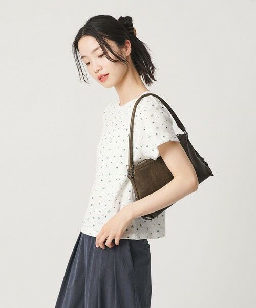 BEAUTY&YOUTH UNITED ARROWS / ビューティー&ユース ユナイテッドアローズ Tシャツ | フラワー ワッフル ショートスリーブTシャツ | 詳細21