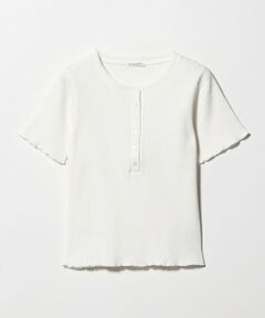 BEAUTY&YOUTH UNITED ARROWS / ビューティー&ユース ユナイテッドアローズ カットソー | コットン リブ ヘンリーネック ショートスリーブ カットソー