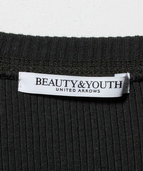 BEAUTY&YOUTH UNITED ARROWS / ビューティー&ユース ユナイテッドアローズ カットソー | コットン リブ ヘンリーネック ショートスリーブ カットソー | 詳細14