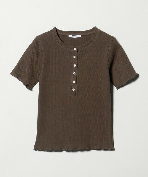 BEAUTY&YOUTH UNITED ARROWS / ビューティー&ユース ユナイテッドアローズ カットソー | コットン リブ ヘンリーネック ショートスリーブ カットソー | 詳細23