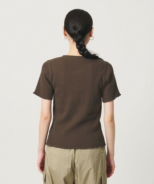BEAUTY&YOUTH UNITED ARROWS / ビューティー&ユース ユナイテッドアローズ カットソー | コットン リブ ヘンリーネック ショートスリーブ カットソー | 詳細22