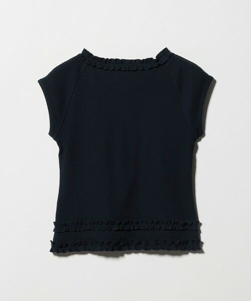 BEAUTY&YOUTH UNITED ARROWS / ビューティー&ユース ユナイテッドアローズ カットソー | コットン リブ フリル キャップスリーブ カットソー | 詳細5