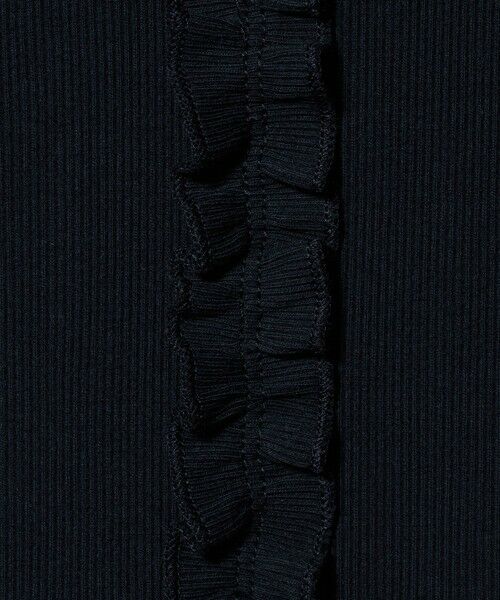 BEAUTY&YOUTH UNITED ARROWS / ビューティー&ユース ユナイテッドアローズ カットソー | コットン リブ フリル キャップスリーブ カットソー | 詳細9