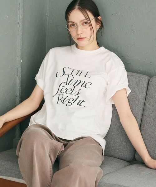 BEAUTY&YOUTH UNITED ARROWS / ビューティー&ユース ユナイテッドアローズ Tシャツ | 【WEB限定】ロゴプリント Tシャツ | 詳細1