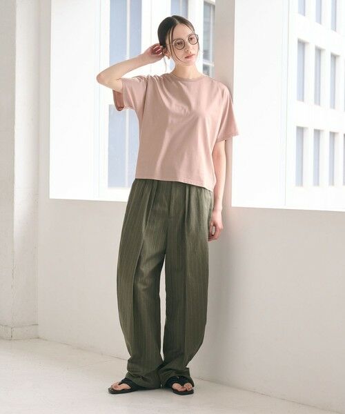 BEAUTY&YOUTH UNITED ARROWS / ビューティー&ユース ユナイテッドアローズ カットソー | 【WEB限定 Wardrobe DAILY MINIMAL】ドルマンスリーブ Tシャツ | 詳細23