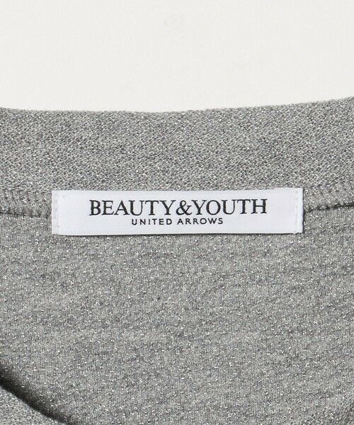BEAUTY&YOUTH UNITED ARROWS / ビューティー&ユース ユナイテッドアローズ カットソー | コットンポリエステル ラメ ショートスリーブ カットソー | 詳細10