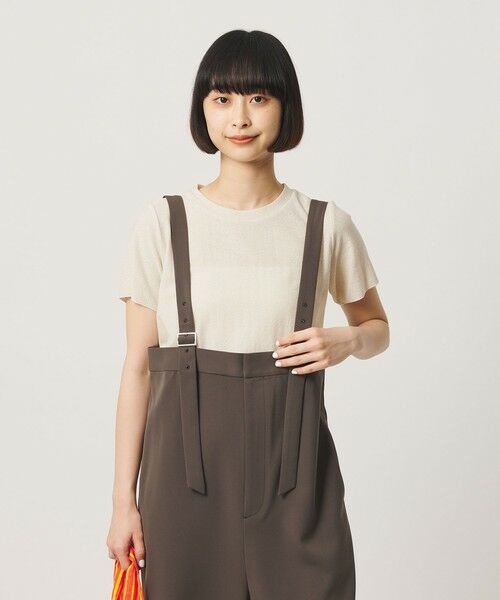 BEAUTY&YOUTH UNITED ARROWS / ビューティー&ユース ユナイテッドアローズ カットソー | コットンポリエステル ラメ ショートスリーブ カットソー | 詳細12