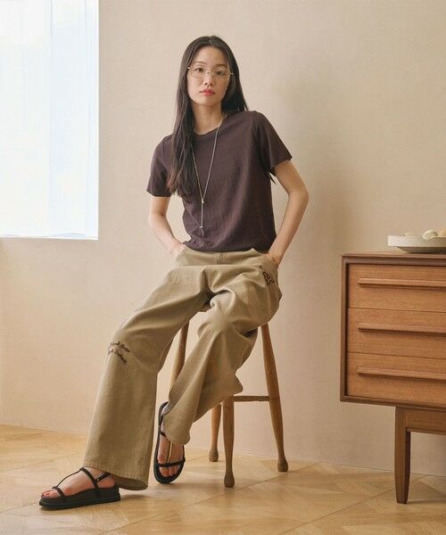 BEAUTY&YOUTH UNITED ARROWS / ビューティー&ユース ユナイテッドアローズ カットソー | コットンポリエステル ラメ ショートスリーブ カットソー | 詳細22