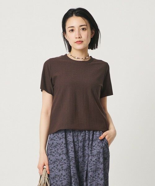BEAUTY&YOUTH UNITED ARROWS / ビューティー&ユース ユナイテッドアローズ カットソー | コットンポリエステル ラメ ショートスリーブ カットソー | 詳細23