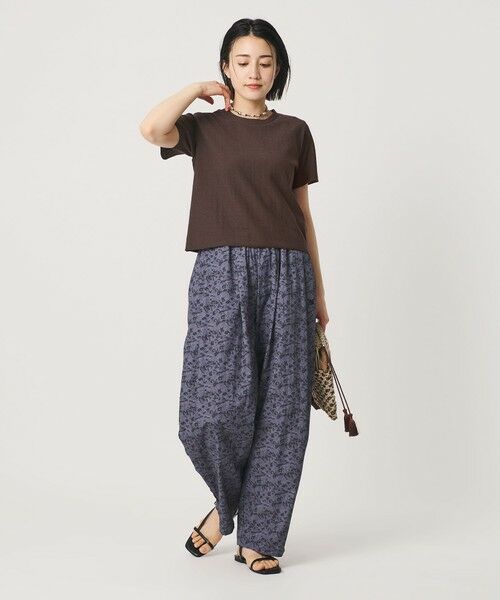 BEAUTY&YOUTH UNITED ARROWS / ビューティー&ユース ユナイテッドアローズ カットソー | コットンポリエステル ラメ ショートスリーブ カットソー | 詳細19