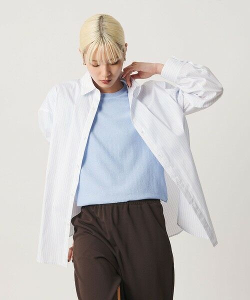 BEAUTY&YOUTH UNITED ARROWS / ビューティー&ユース ユナイテッドアローズ カットソー | コットンポリエステル ラメ ショートスリーブ カットソー | 詳細28