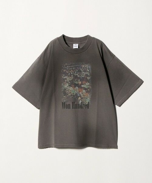 BEAUTY&YOUTH UNITED ARROWS / ビューティー&ユース ユナイテッドアローズ Tシャツ | ＜Won Hundred＞グラフィック Tシャツ（MD.GRAY）