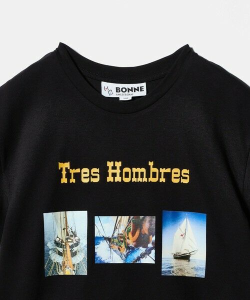BEAUTY&YOUTH UNITED ARROWS / ビューティー&ユース ユナイテッドアローズ カットソー | ＜BONNE＞TRES HOMBRES プリントTシャツ | 詳細9