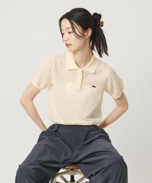 BEAUTY&YOUTH UNITED ARROWS / ビューティー&ユース ユナイテッドアローズ ポロシャツ | ＜LACOSTE＞ラメニット ポロシャツ | 詳細2