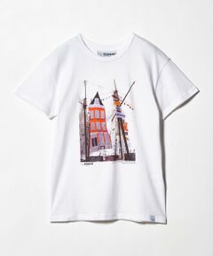 BEAUTY&YOUTH UNITED ARROWS / ビューティー&ユース ユナイテッドアローズ カットソー | 【別注】＜BONNE＞プリント Tシャツ