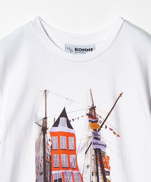 BEAUTY&YOUTH UNITED ARROWS / ビューティー&ユース ユナイテッドアローズ カットソー | 【別注】＜BONNE＞プリント Tシャツ | 詳細6