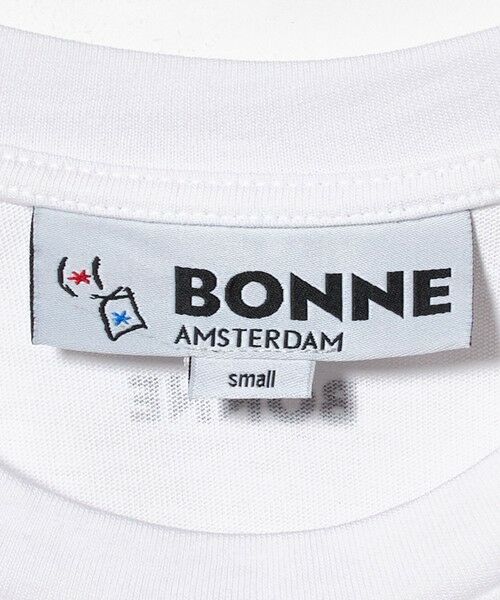 BEAUTY&YOUTH UNITED ARROWS / ビューティー&ユース ユナイテッドアローズ カットソー | 【別注】＜BONNE＞プリント Tシャツ | 詳細12