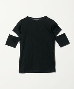 BEAUTY&YOUTH UNITED ARROWS / ビューティー&ユース ユナイテッドアローズ Tシャツ | ＜ONIT＞シアー スリット クルーネック ショートスリーブ Tシャツ