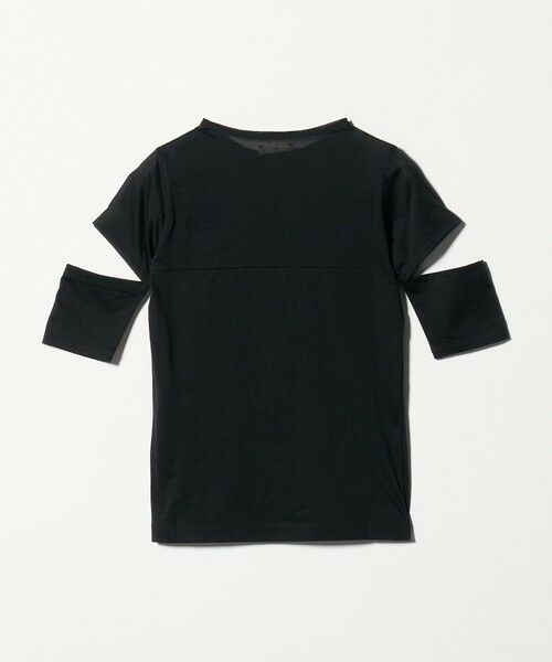 BEAUTY&YOUTH UNITED ARROWS / ビューティー&ユース ユナイテッドアローズ Tシャツ | ＜ONIT＞シアー スリット クルーネック ショートスリーブ Tシャツ | 詳細1