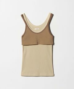 BEAUTY&YOUTH UNITED ARROWS / ビューティー&ユース ユナイテッドアローズ タンクトップ | ＜ONIT＞リブ レイヤード タンクトップ