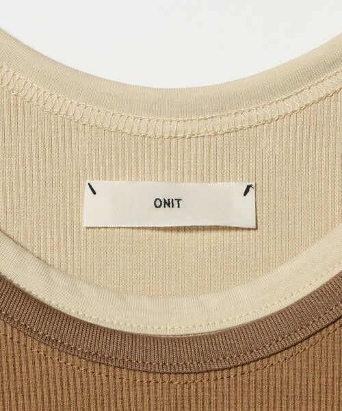 BEAUTY&YOUTH UNITED ARROWS / ビューティー&ユース ユナイテッドアローズ タンクトップ | ＜ONIT＞リブ レイヤード タンクトップ | 詳細12