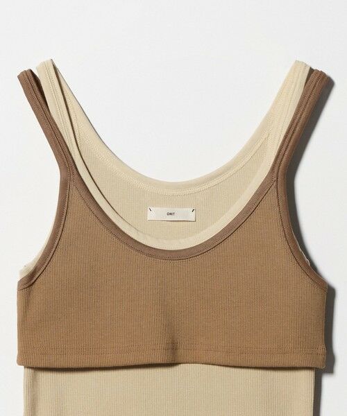 BEAUTY&YOUTH UNITED ARROWS / ビューティー&ユース ユナイテッドアローズ タンクトップ | ＜ONIT＞リブ レイヤード タンクトップ | 詳細5