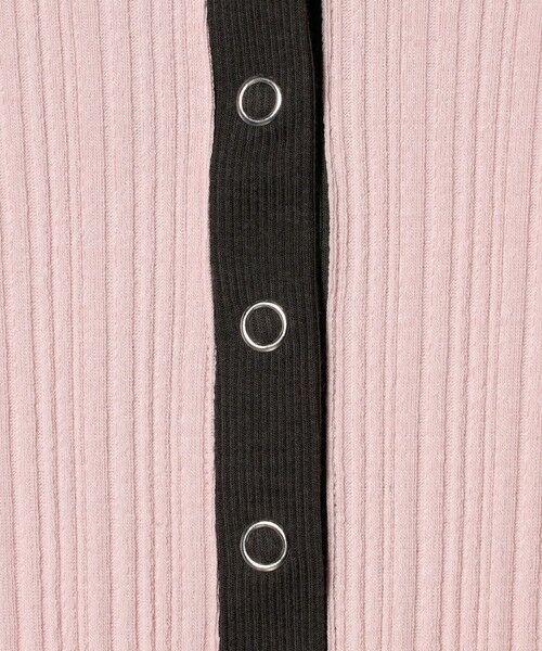 BEAUTY&YOUTH UNITED ARROWS / ビューティー&ユース ユナイテッドアローズ カットソー | 【WEB限定】ランダムリブ ヘンリーネック スナップ 5分袖Tシャツ | 詳細12