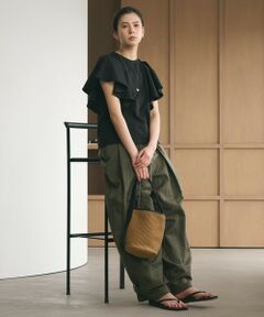 BEAUTY&YOUTH UNITED ARROWS / ビューティー&ユース ユナイテッドアローズ カットソー | 【WEB限定】ラッフル フリルスリーブプルオーバー 遮熱 吸水速乾