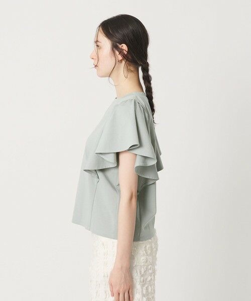 BEAUTY&YOUTH UNITED ARROWS / ビューティー&ユース ユナイテッドアローズ カットソー | 【WEB限定】ラッフル フリルスリーブプルオーバー 遮熱 吸水速乾 | 詳細23