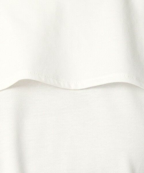 BEAUTY&YOUTH UNITED ARROWS / ビューティー&ユース ユナイテッドアローズ カットソー | 【WEB限定 Wardrobe DAILY MINIMAL】ケープフリル ショートスリーブプルオーバー UVカット 接触冷感 | 詳細4