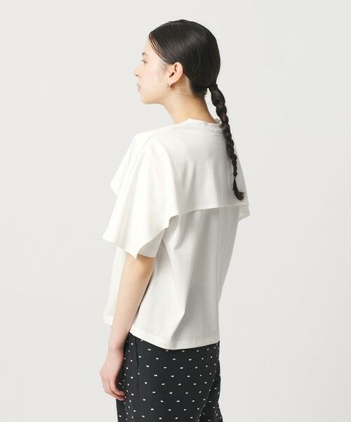 BEAUTY&YOUTH UNITED ARROWS / ビューティー&ユース ユナイテッドアローズ カットソー | 【WEB限定 Wardrobe DAILY MINIMAL】ケープフリル ショートスリーブプルオーバー UVカット 接触冷感 | 詳細2