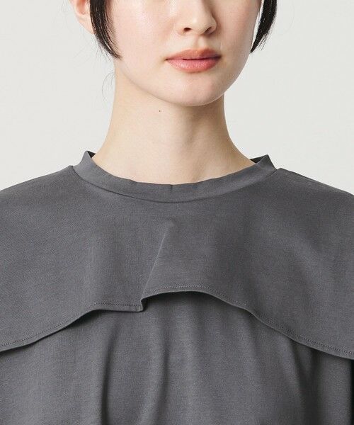 BEAUTY&YOUTH UNITED ARROWS / ビューティー&ユース ユナイテッドアローズ カットソー | 【WEB限定 Wardrobe DAILY MINIMAL】ケープフリル ショートスリーブプルオーバー UVカット 接触冷感 | 詳細11