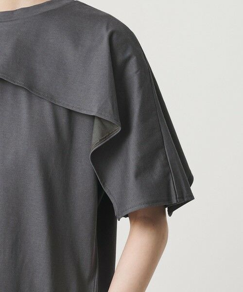 BEAUTY&YOUTH UNITED ARROWS / ビューティー&ユース ユナイテッドアローズ カットソー | 【WEB限定 Wardrobe DAILY MINIMAL】ケープフリル ショートスリーブプルオーバー UVカット 接触冷感 | 詳細12