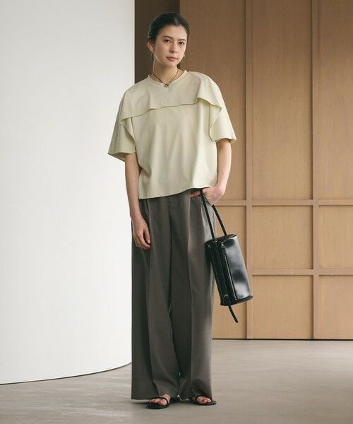 BEAUTY&YOUTH UNITED ARROWS / ビューティー&ユース ユナイテッドアローズ カットソー | 【WEB限定 Wardrobe DAILY MINIMAL】ケープフリル ショートスリーブプルオーバー UVカット 接触冷感 | 詳細18