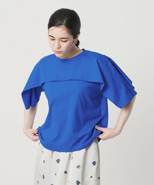 BEAUTY&YOUTH UNITED ARROWS / ビューティー&ユース ユナイテッドアローズ カットソー | 【WEB限定 Wardrobe DAILY MINIMAL】ケープフリル ショートスリーブプルオーバー UVカット 接触冷感 | 詳細20