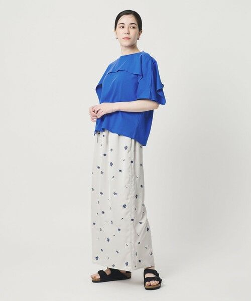 BEAUTY&YOUTH UNITED ARROWS / ビューティー&ユース ユナイテッドアローズ カットソー | 【WEB限定 Wardrobe DAILY MINIMAL】ケープフリル ショートスリーブプルオーバー UVカット 接触冷感 | 詳細22