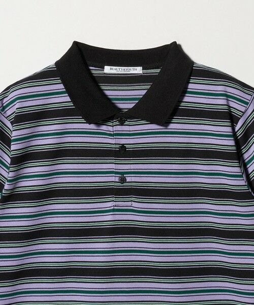 BEAUTY&YOUTH UNITED ARROWS / ビューティー&ユース ユナイテッドアローズ Tシャツ | 【WEB限定】マルチボーダー ポロカラーTシャツ | 詳細29