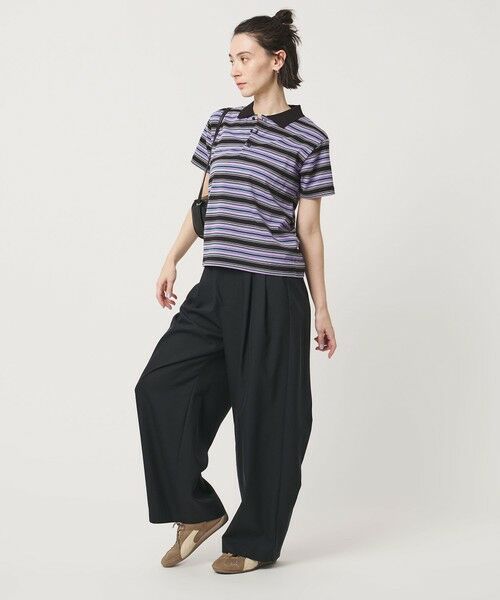 BEAUTY&YOUTH UNITED ARROWS / ビューティー&ユース ユナイテッドアローズ Tシャツ | 【WEB限定】マルチボーダー ポロカラーTシャツ | 詳細17